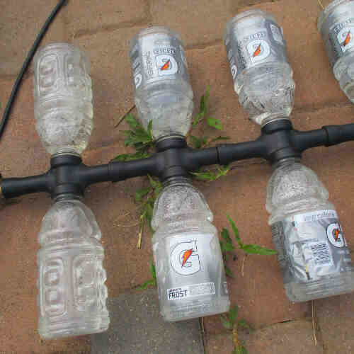 Simply Hot - Assembly with gatorade bottles close-up
